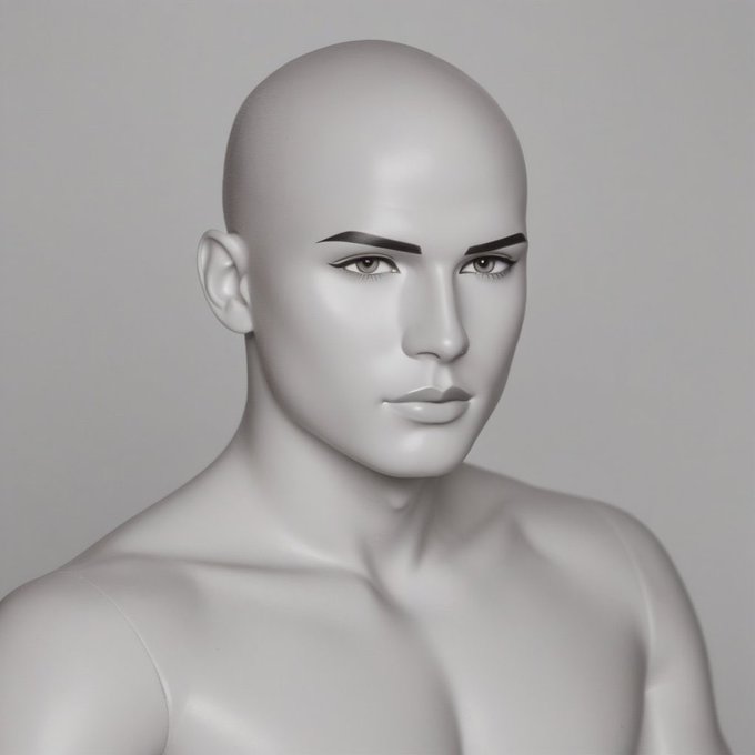 The four mannequin bases